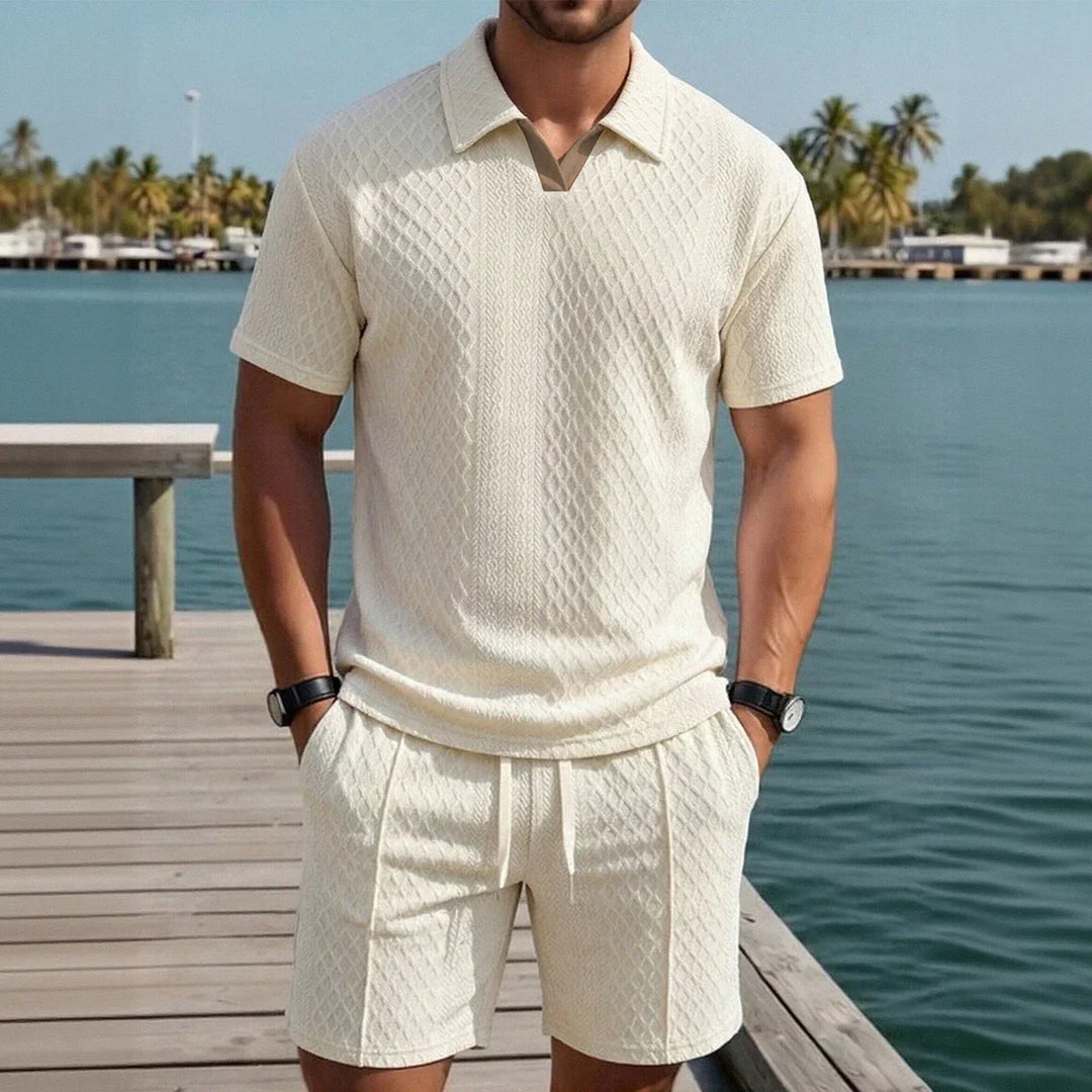 knit-summer-set-with-polo-collar-and-drawstring-shorts-3