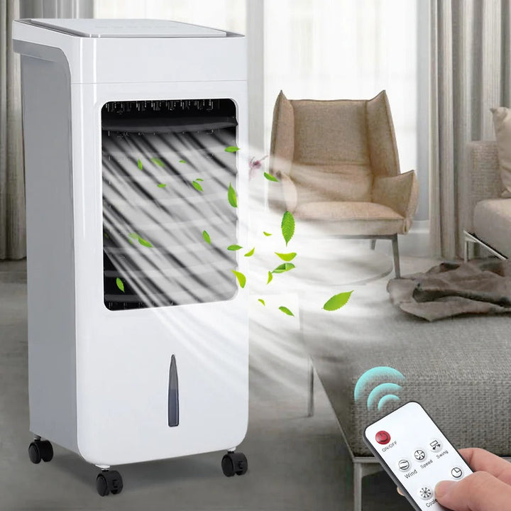 Portable Windowless Air Cooler with Remote Control – 3-in-1 Air Cooler, Fan and Humidifier for Home and Office
