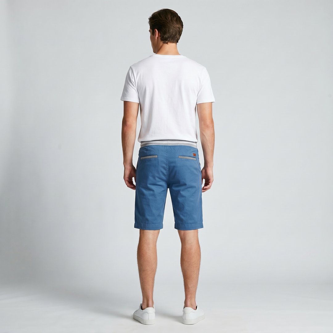 Yves | Striped Drawstring Shorts
