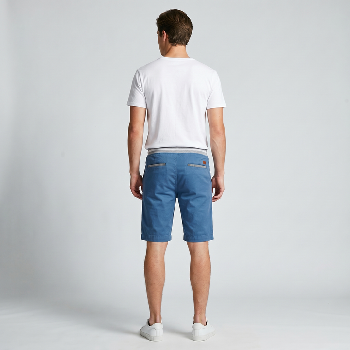 Yves | Striped Drawstring Shorts
