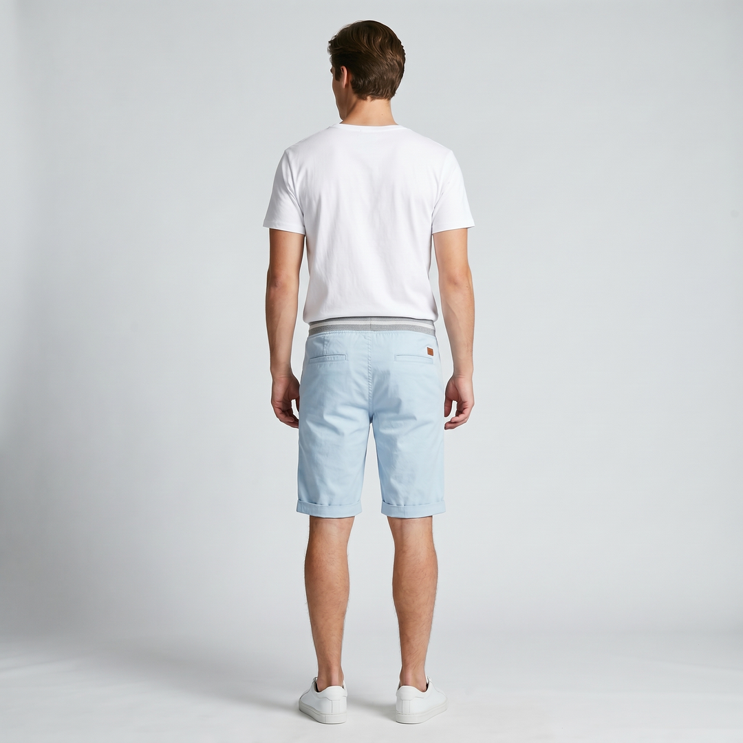 Yves | Striped Drawstring Shorts