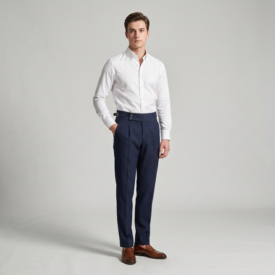 Benedikt | Pleated Trousers