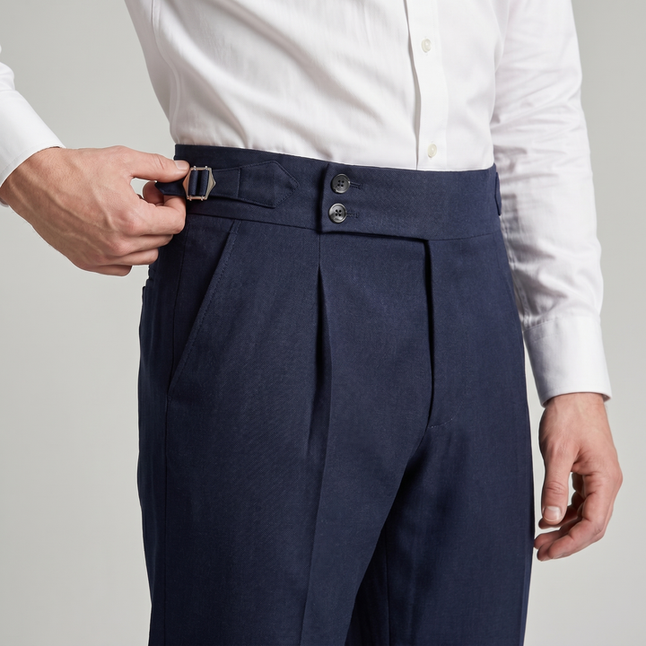 Benedikt | Pleated Trousers