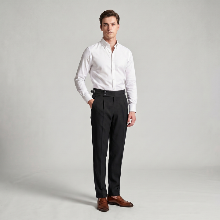 Benedikt | Pleated Trousers
