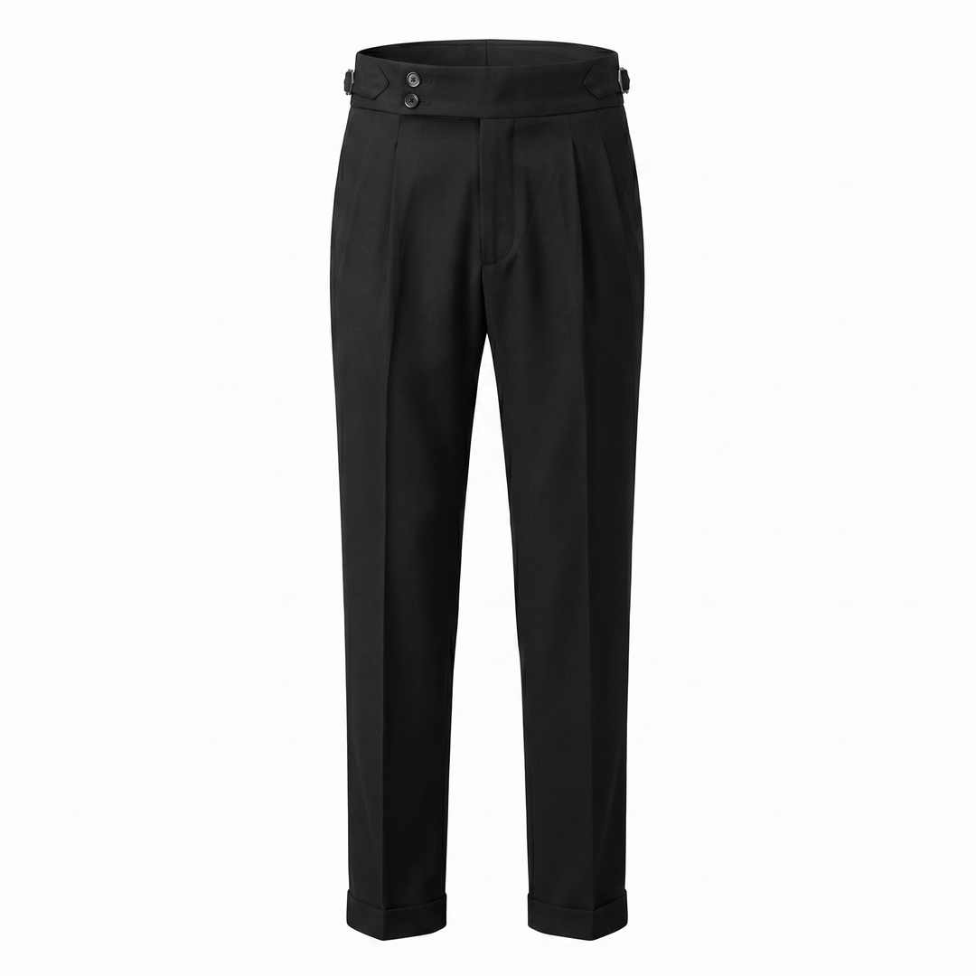 Benedikt | Pleated Trousers