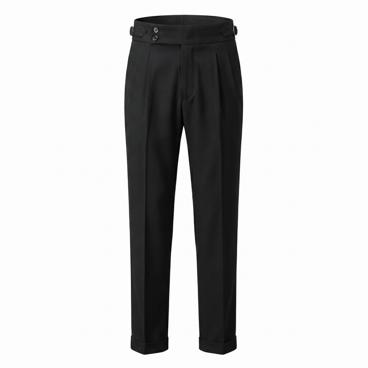 Benedikt | Pleated Trousers