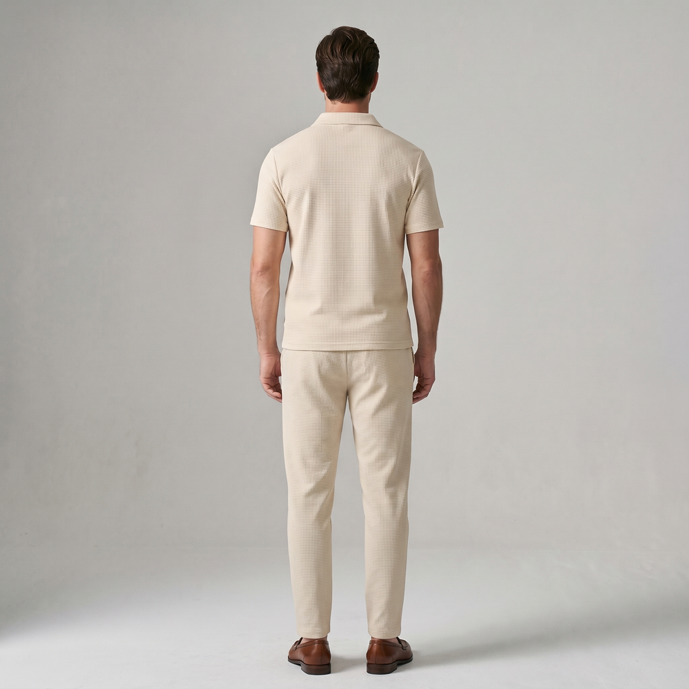 Constantin | Collared Two-Piece Set