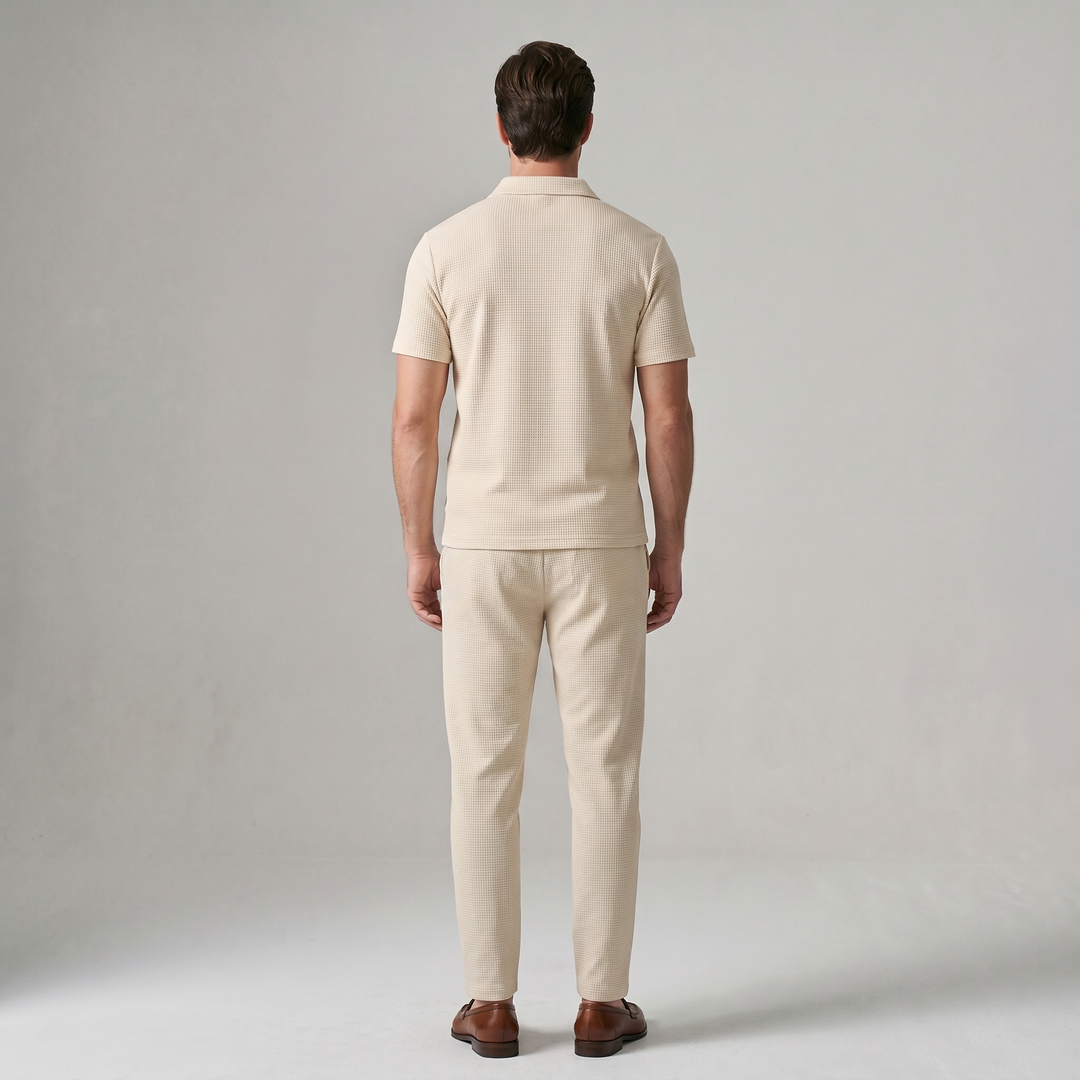 Constantin | Collared Two-Piece Set