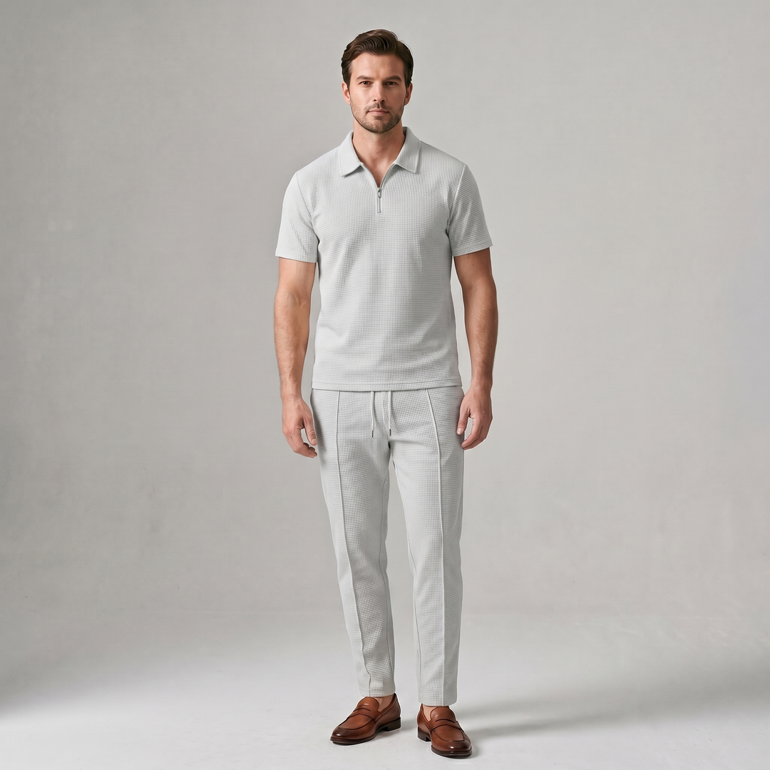 Constantin | Collared Two-Piece Set