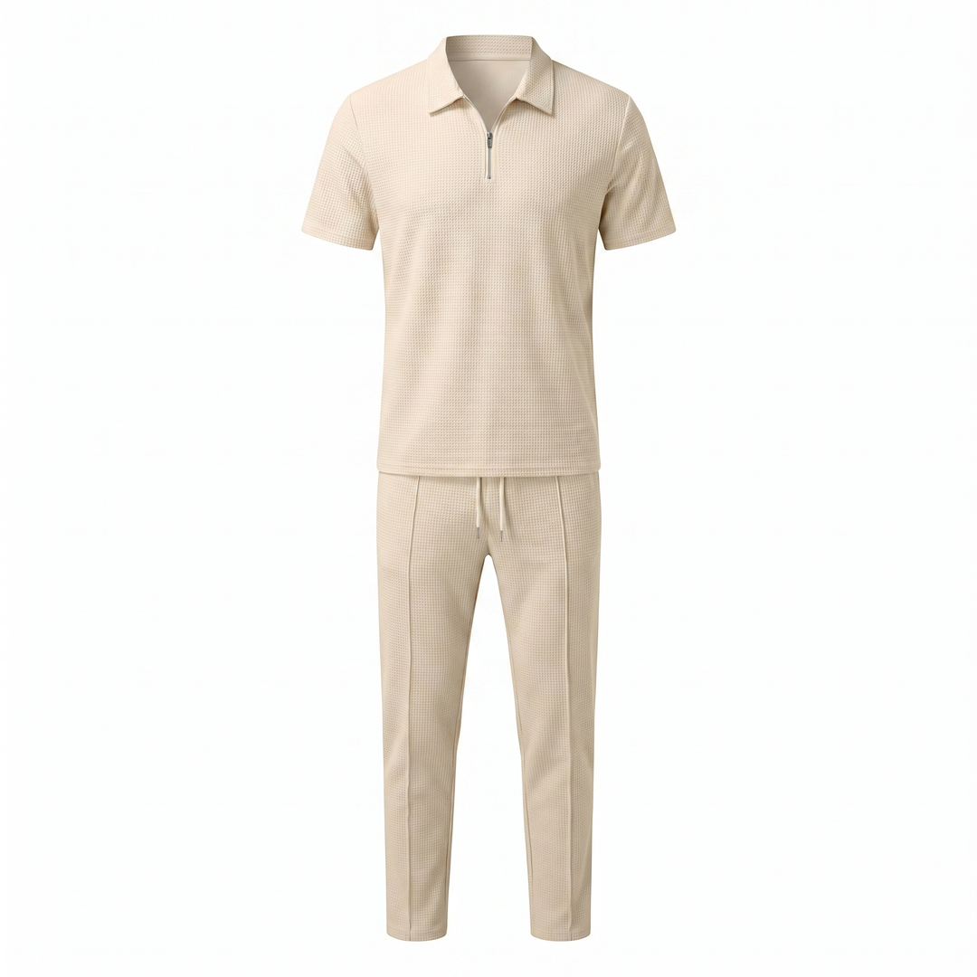 Constantin | Collared Two-Piece Set