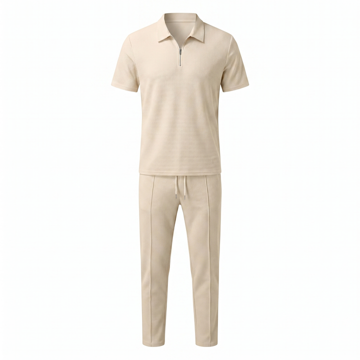 Constantin | Collared Two-Piece Set