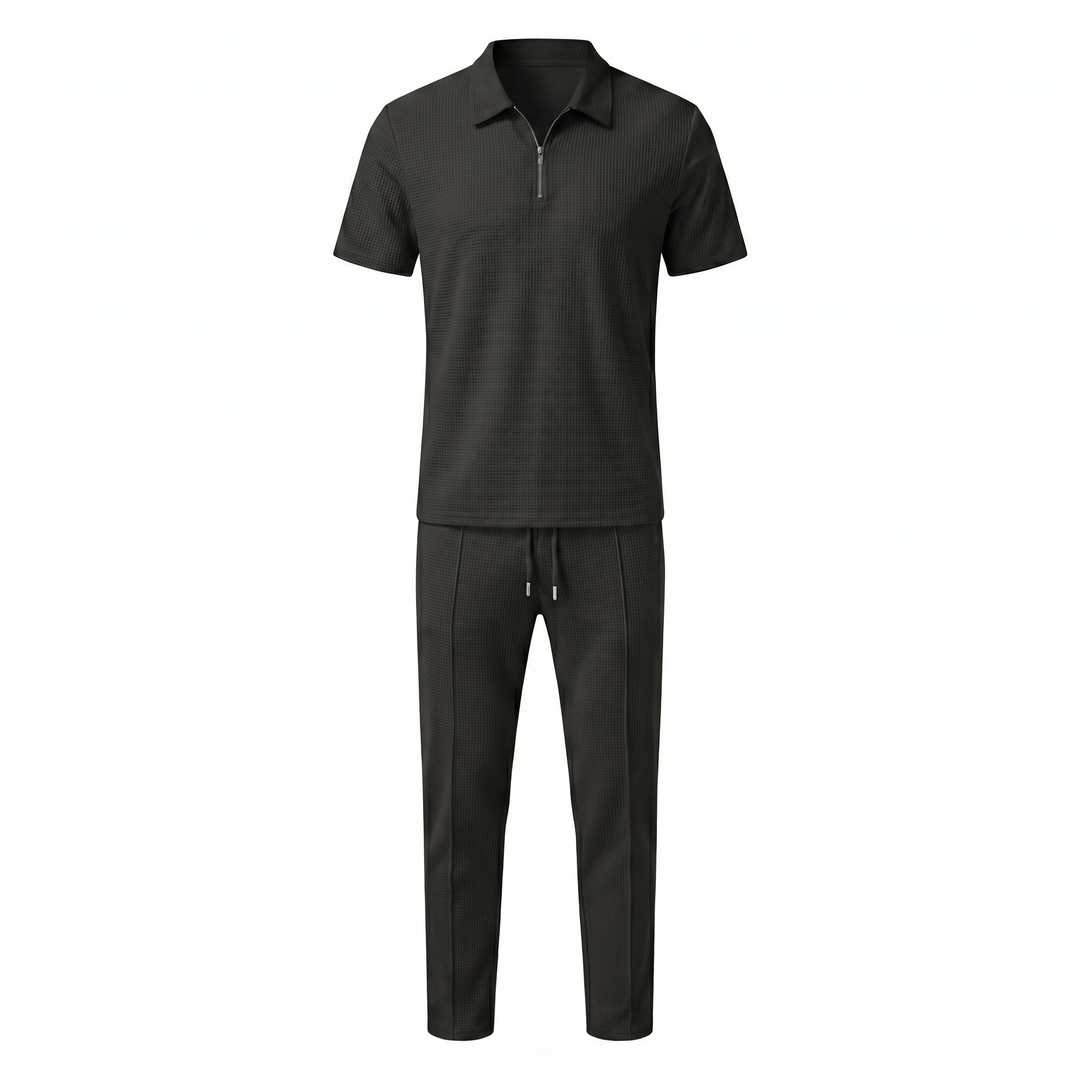 Constantin | Collared Two-Piece Set