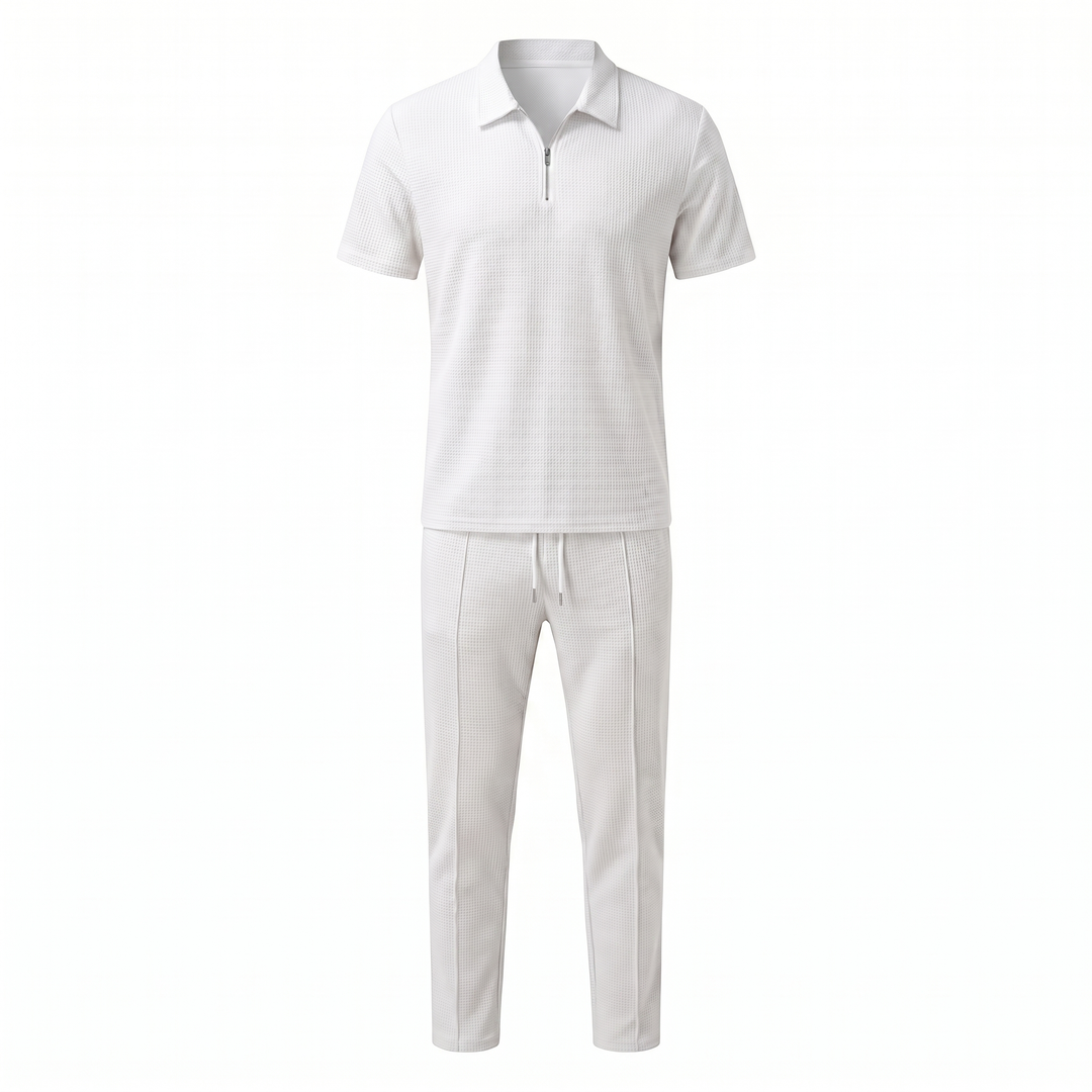 Constantin | Collared Two-Piece Set