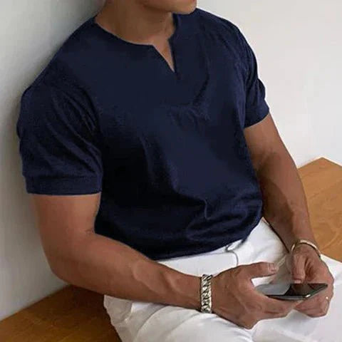Hendrix | Tailored V-Neck Summer Shirt
