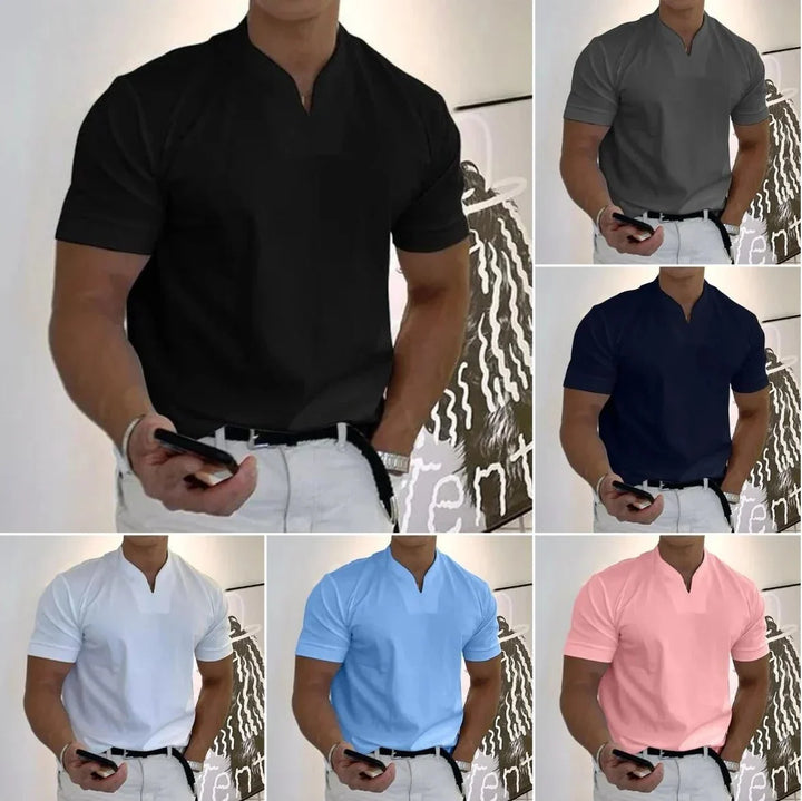 Hendrix | Tailored V-Neck Summer Shirt