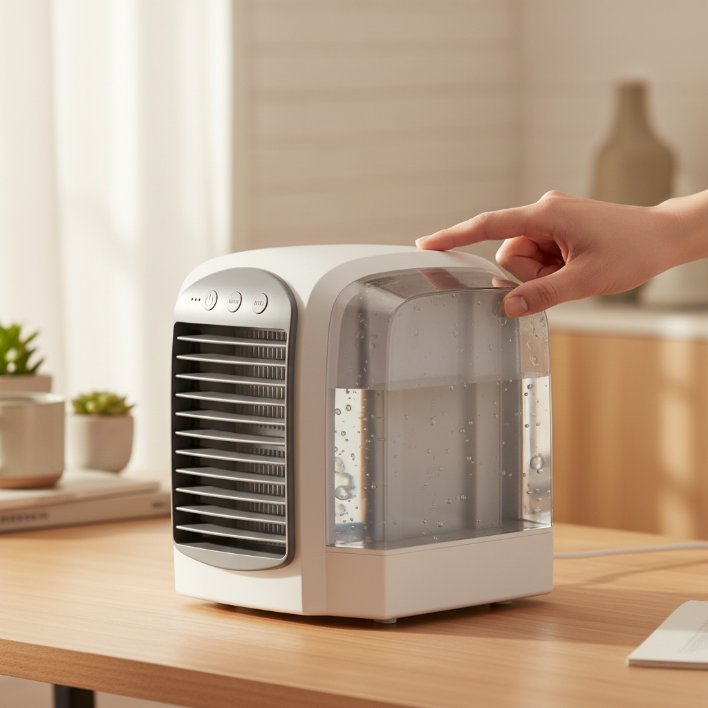Mini Oscillating Portable Air Cooler Fan for Personal Cooling