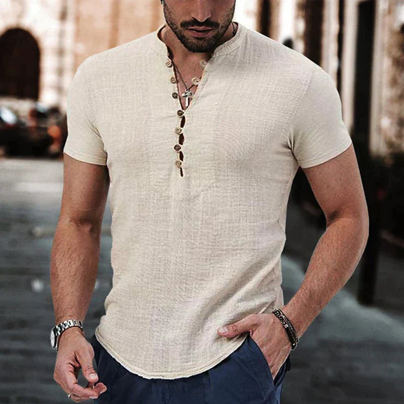 Camden | Button-Front Collared Summer Shirt