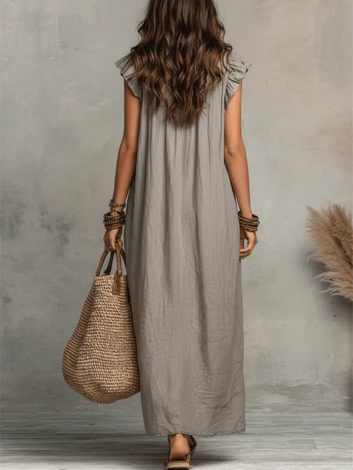 Daria | Ruffle Midi Dress