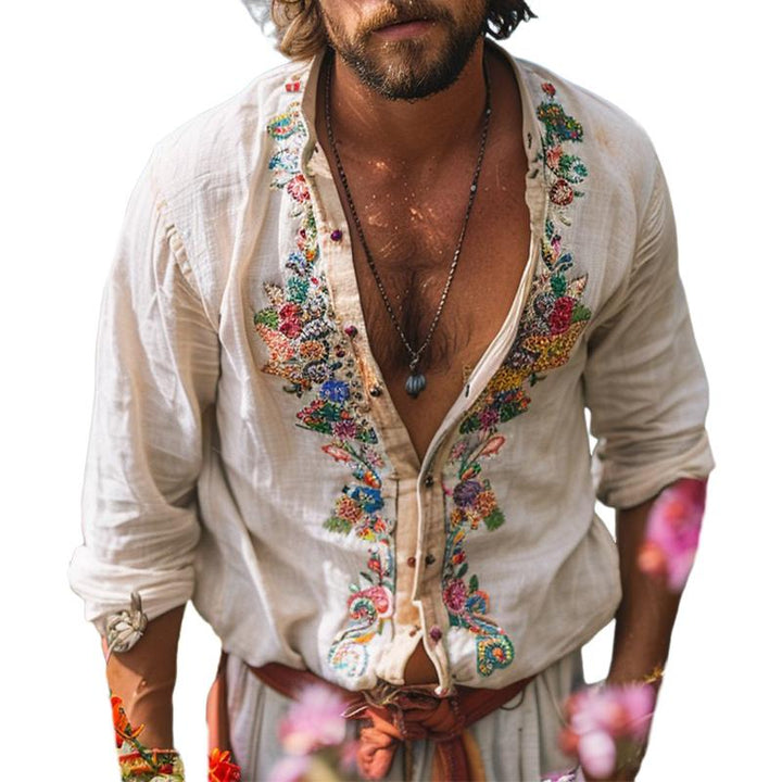 Lachlan | Printed Collared Summer Shirt