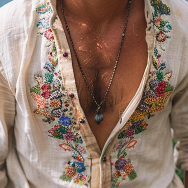 Lachlan | Printed Collared Summer Shirt