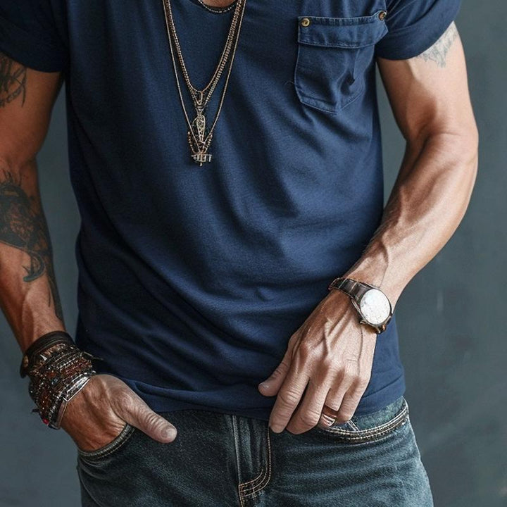 Ellis | Cargo V-Neck Summer Shirt