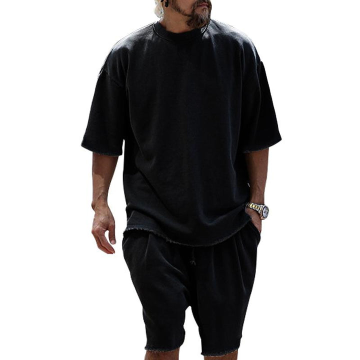 Ugo | Drawstring Crew Neck Two-Piece Set