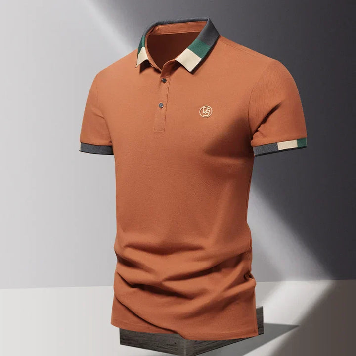 polo-shirt-in-polyester-blend-with-contrast-collar-and-monogram-6