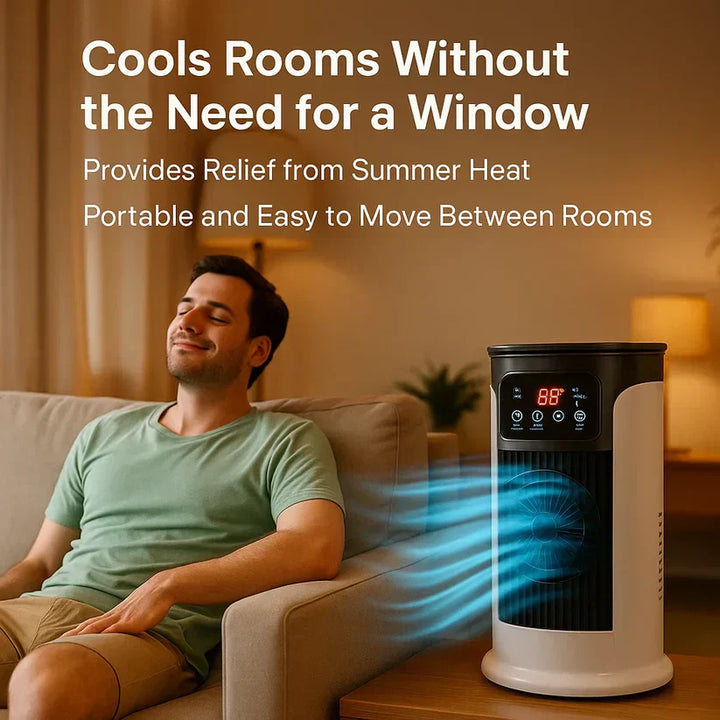 Portable Room Air Conditioner – Energy Efficient & Windowless