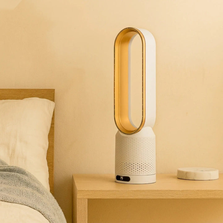 Airpure | 3-in-1 Air Cooler with Air Purifier | Bladeless Fan with 90° Oscillation & Touch LED
