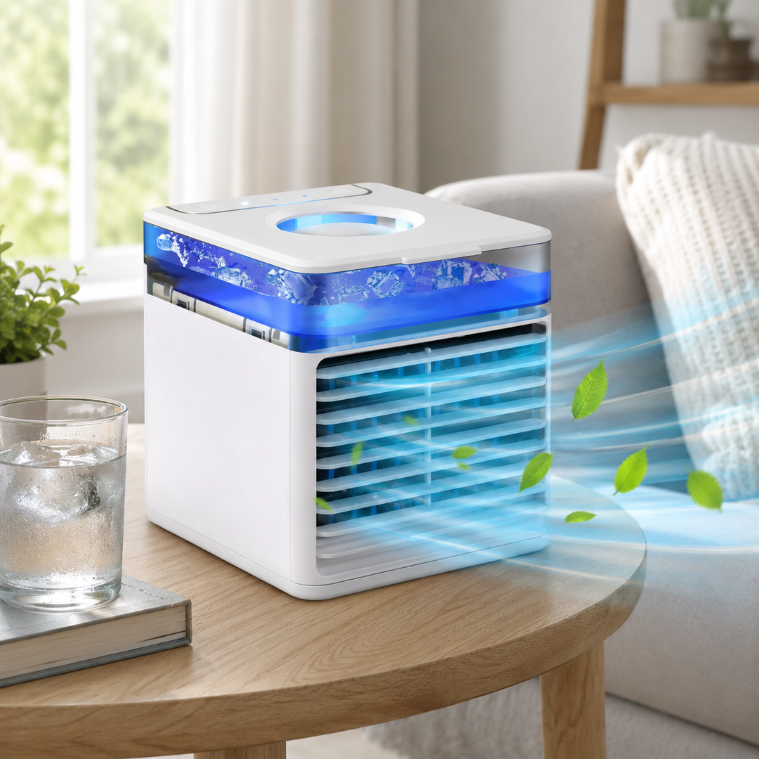 Portable Desktop Air Conditioner: Cools, Humidifies, Purifies
