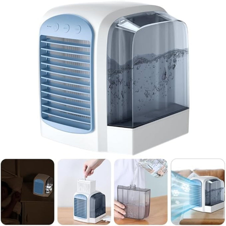 Home Evaporative Air Cooler Fan - Portable & Oscillating