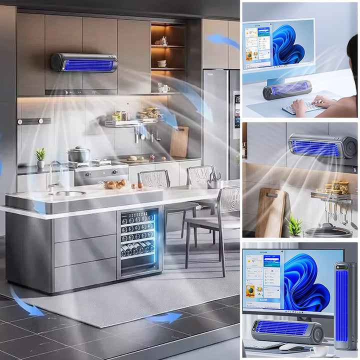 Portable Rechargeable Personal Air Cooler with 2000mAh Battery