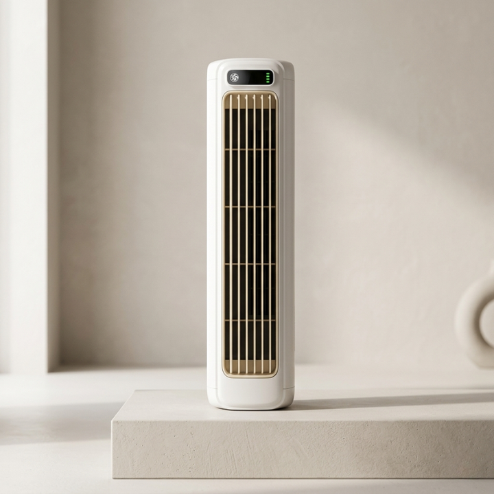 Portable Oscillating Tabletop Personal Fan - USB Rechargeable