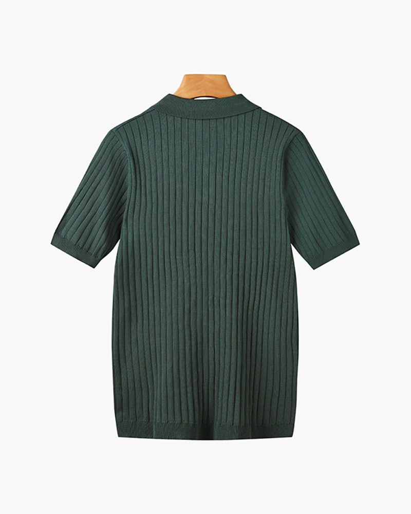 ribbed-knit-polo-shirt-with-button-placket-and-collar-11