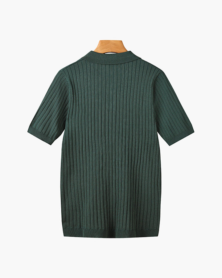 ribbed-knit-polo-shirt-with-button-placket-and-collar-11