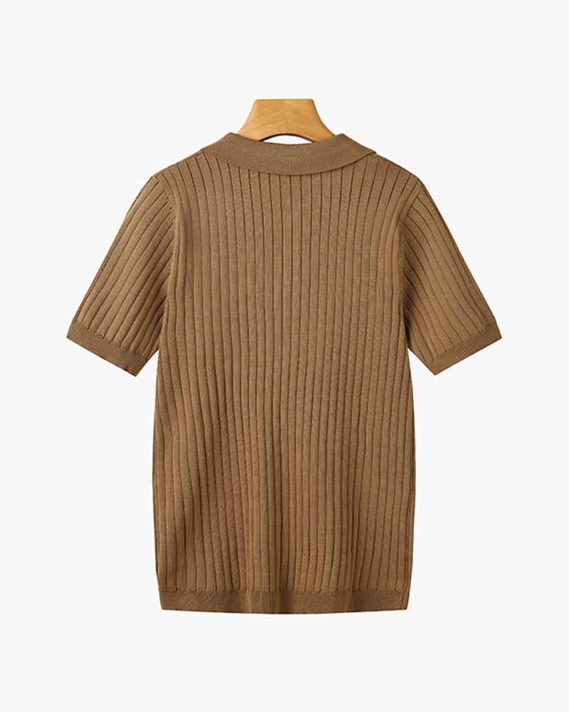 ribbed-knit-polo-shirt-with-button-placket-and-collar-16