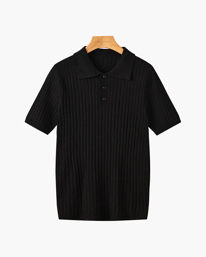 ribbed-knit-polo-shirt-with-button-placket-and-collar-23