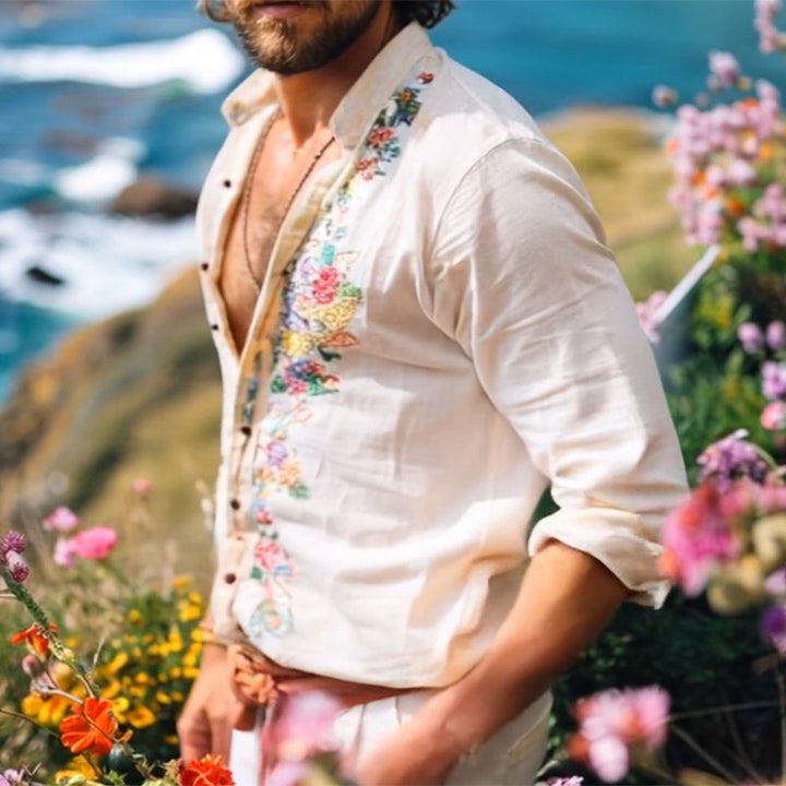 Lachlan | Printed Collared Summer Shirt