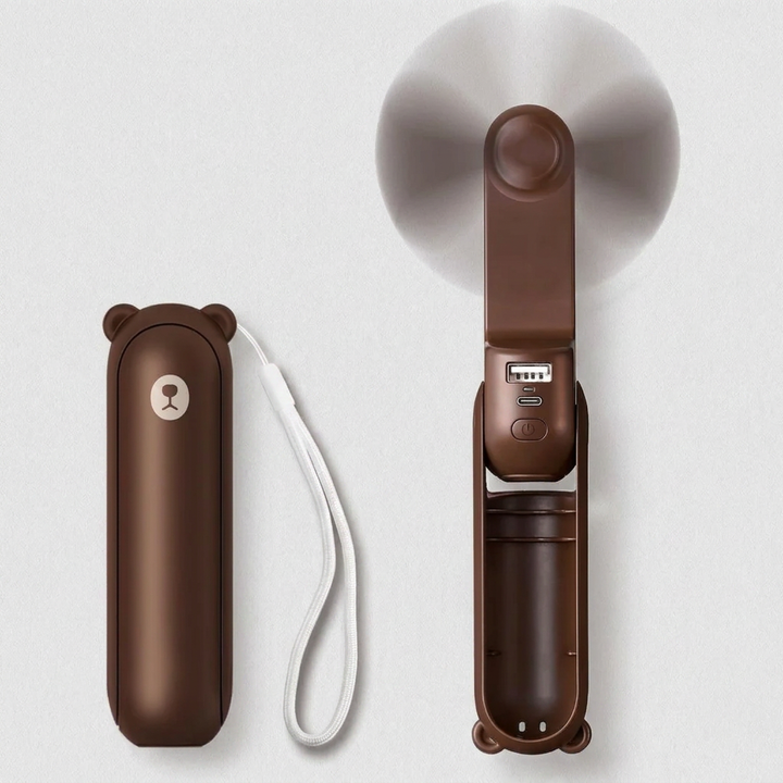 Unisex Portable 3-in-1 Cooling Fan & Power Bank