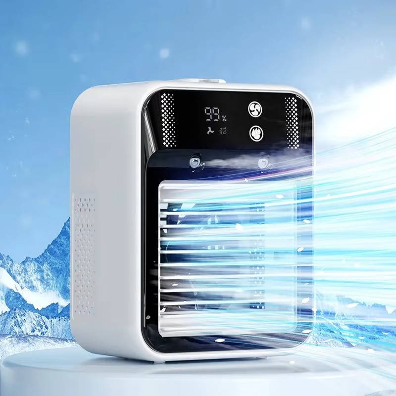 Unisex Portable Air Cooler Fan with Digital Display