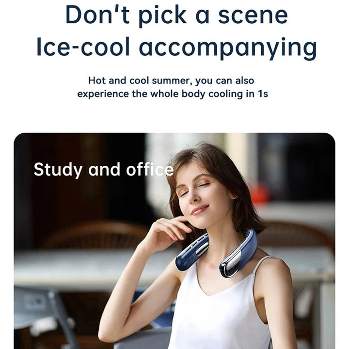 Unisex Wearable Neck Air Conditioner - Instant Cooling Relief