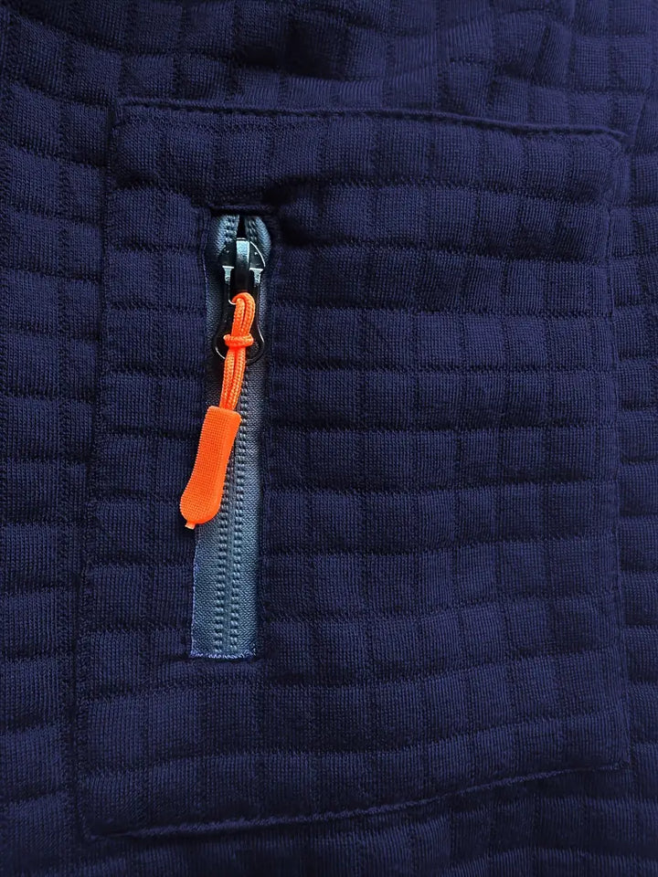 waffle-knit-polo-shirt-with-zipper-sleeve-pocket-and-cuffs-9