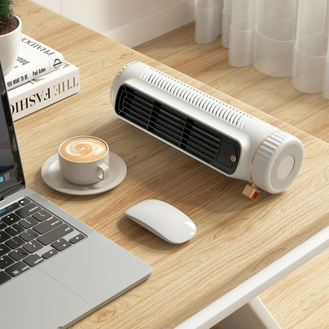 Bladeless Portable Tower Fan for Personal Cooling