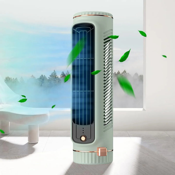 Bladeless Portable Tower Fan for Personal Cooling
