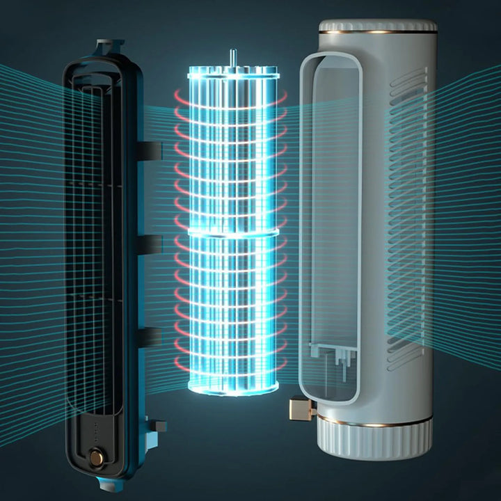 Bladeless Portable Tower Fan for Personal Cooling