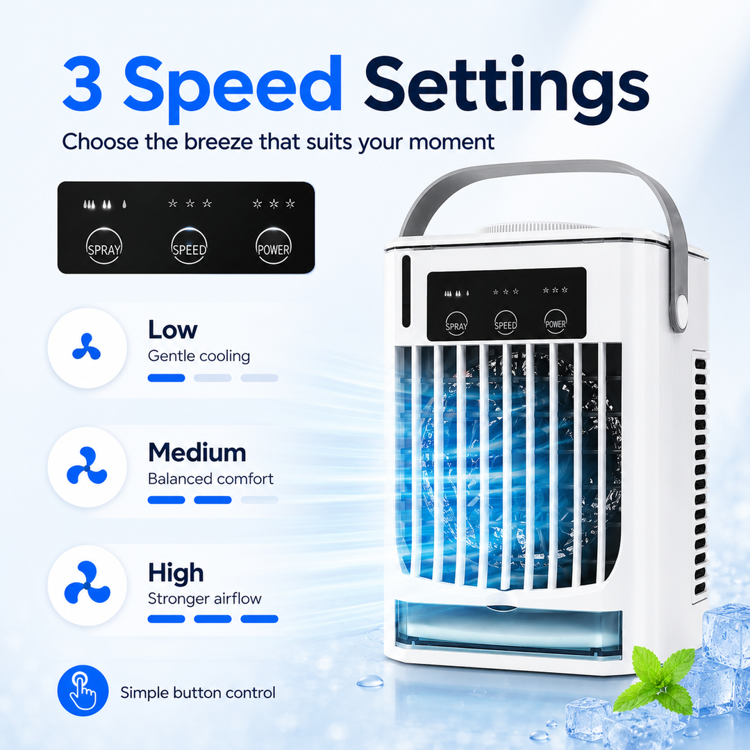 Personal Portable Mini Air Cooler Fan