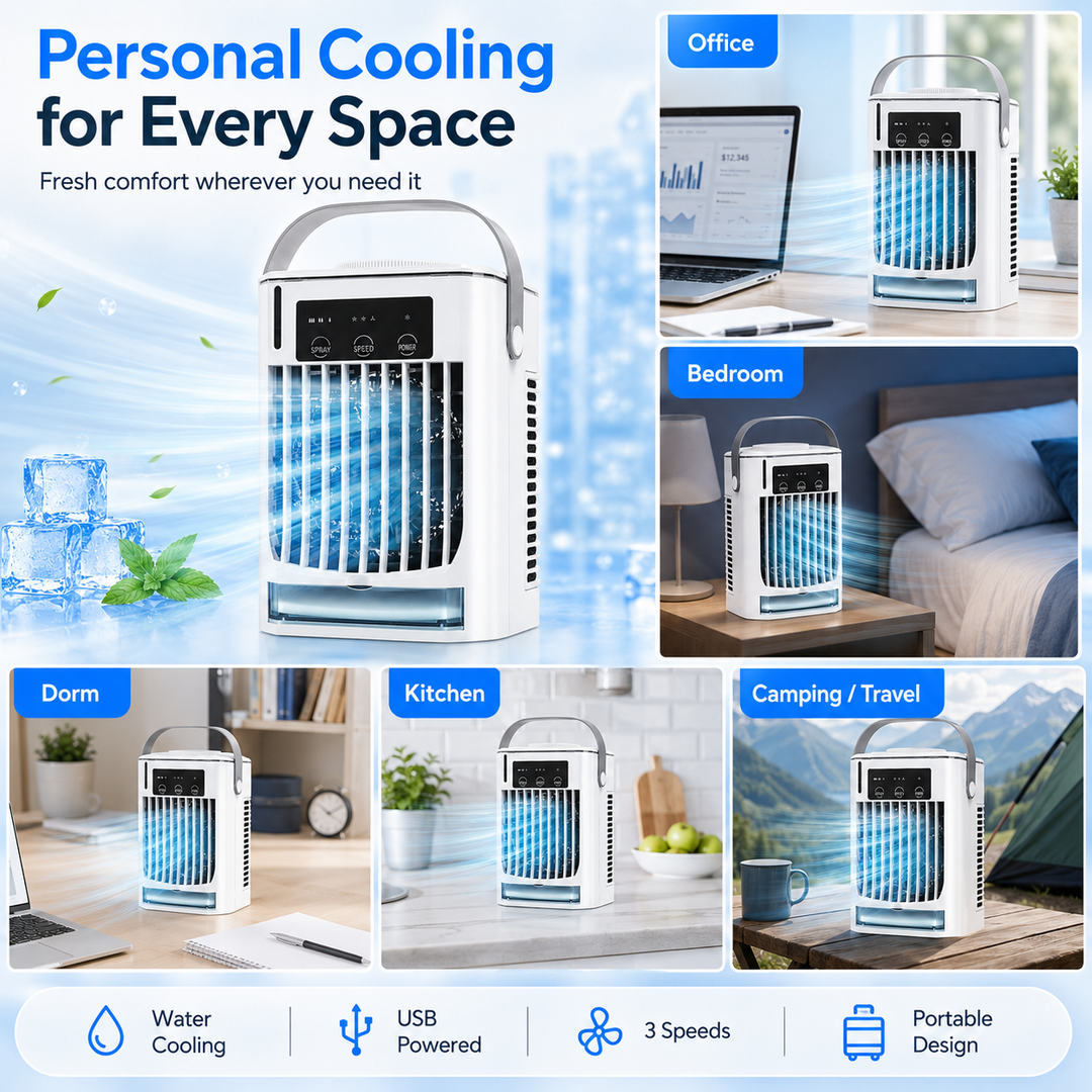 Personal Portable Mini Air Cooler Fan