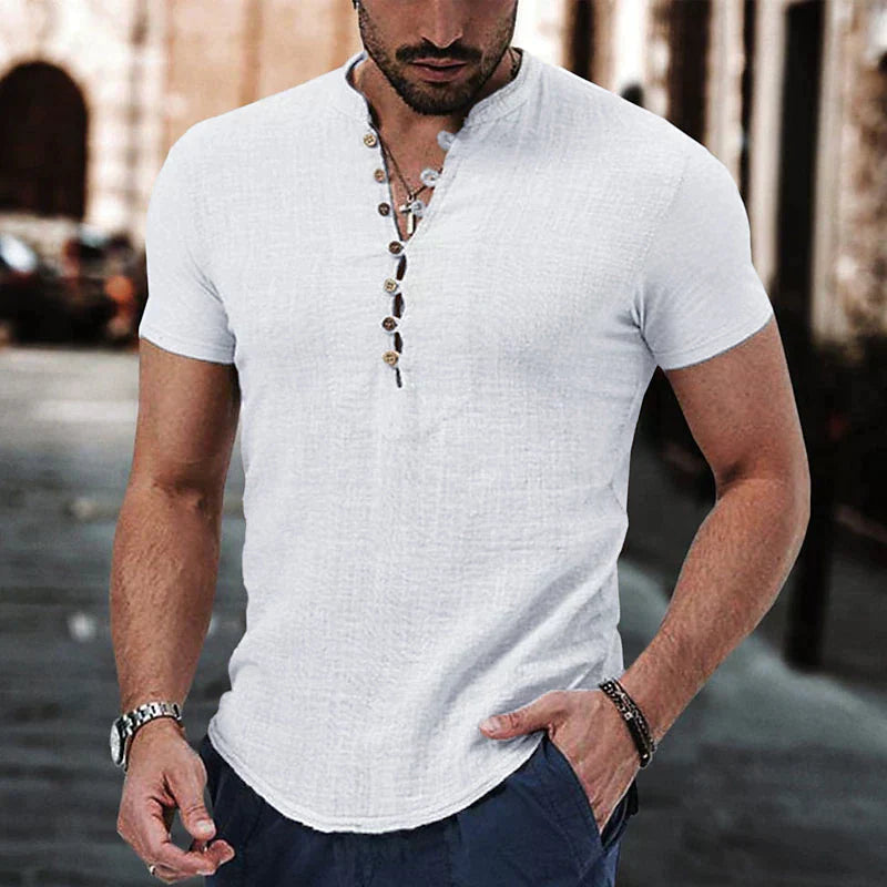 Camden | Button-Front Collared Summer Shirt